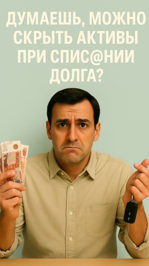 Думаешь, можно не указать квартиру или переписать авто на родственников — и всё пройдёт гладко?