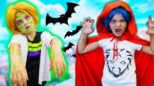 Хэллоуин-вечеринка Маринетт, Адриана и Луки 🧛♂️🕸️ | Лука — вампир?! | Мимилашка