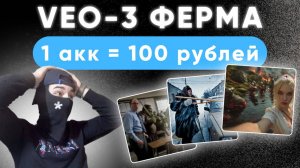 Моя Ферма VEO 3  [ПОВТОРИ!]. Доступ из России Бесплатно | Google AI Studio