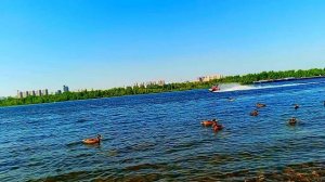 5.7.2025г Енисей вода холодная