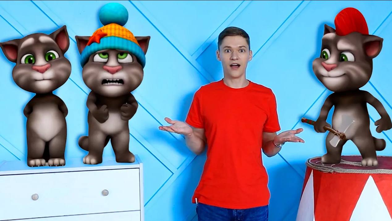 Говорящий Кот Том в Реальной Жизни - Клоны смотреть онлайн