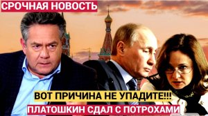 СРОЧНО! ПЛАТОШКИН ВОТ ПОЧЕМУ ПУТИН НЕ МОЖЕТ УБРАТЬ НАБИУЛЛИНУ! НЕ УПАДИТЕ