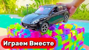 Машинки мультики для детей ! Играем в стройку и гоночные машинки ! Игрушки мультики для детей