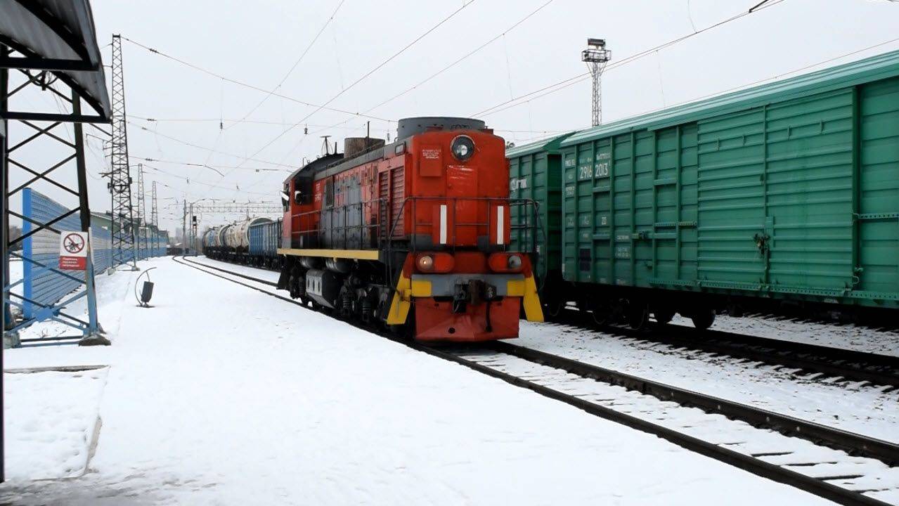 Тепловоз ТЭМ2-6158. Резервом.