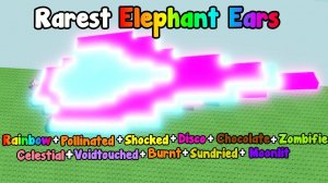 I Grew The Rarest Elephant Ears In Grow A Garden!