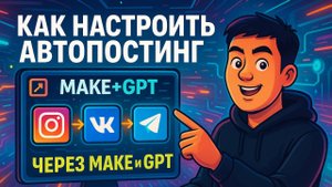 Как настроить автопостинг в Instagram, VK и Telegram через Make и GPT