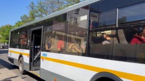 Автобус ЛиАЗ-5292.65-03 следует по маршруту 348 ”А/с Лыткарино-Песчаная ул. - м. Котельники”