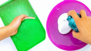 Слаймы, Игры со слаймами 🎨 Волшебная текстура!