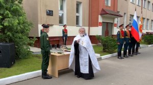 Открытие мемориальной доски Попову Владимиру Евгеньевичу.