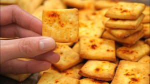 БЫСТРЫЕ ХРУСТЯЩИЕ КРЕКЕРЫ в Домашних условиях БЮДЖЕТНЫЙ Рецепт Печенье