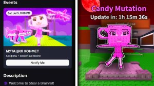 😱 Я ПЕРВЫЙ ЗАШЁЛ в КОНФЕТНУЮ ОБНОВУ Brainrot Roblox!