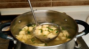 Суп с клецками