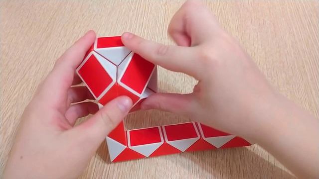 Как сделать змею из змейки Рубика
