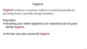105 - Cleanliness