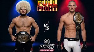 Хабиб Нурмагомедов против Шона Стрикленда Полный бой - UFC 5