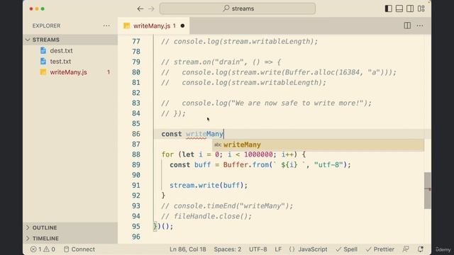 Understanding Node.js Core Concepts - 05 Streams - part 1