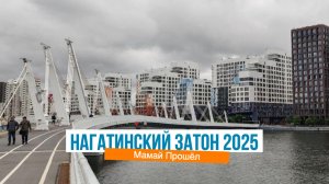 Нагатинский затон 2025. Бегом с телефоном