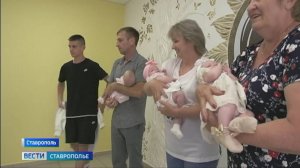 На Ставрополье родились девочки-тройняшки