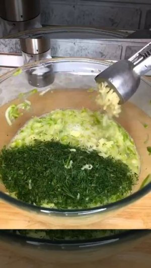 Кабачковые оладушки