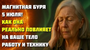 Магнитная буря 5 июля как она реально повлияет на ваше тело, работу и технику