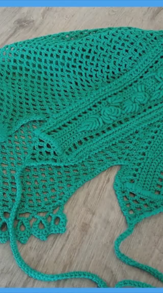 Косынка-трансформер крючком. Сабрина" смотреть онлайн