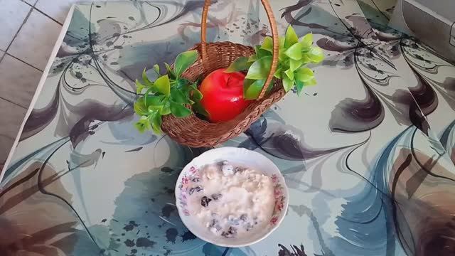 Овсянка в банке.