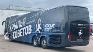 Оклейка автобуса футбольного клуба