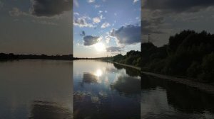 5 июля. закат на реке Оке