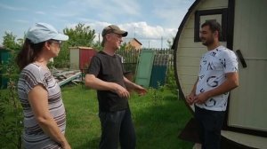 Впечатления Дмитрия и его жены от бани бочки. Прибрежный. Самара