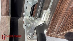 Окно профиле Rehau Интелио с фигурной створкой со скрытой системой петель. ОКНАЛЮКС Севастополь