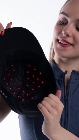 Theralight Бейсболка 150 - Аппарат для фототерапии, физиотерапии, красный свет для волос, Тералайт!