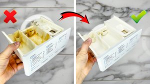 Как почистить лоток для порошка в стиральной машине индезит?! Жёлтый ржавый налёт и плесень!