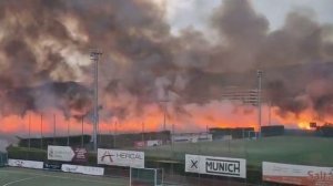 🔥 Лесные пожары в испанской Каталонии добрались до пригородов Барселоны