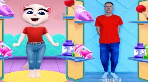 Говорящая Анджела - Повторяем за Говорящей Кошечкой