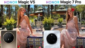 Honor Magic V5 Vs Honor Magic 7 Pro - сравнение камер в реальной жизни