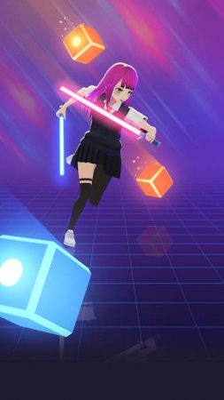Saber Runner 3D Gameplay Короткий фрагмент игры