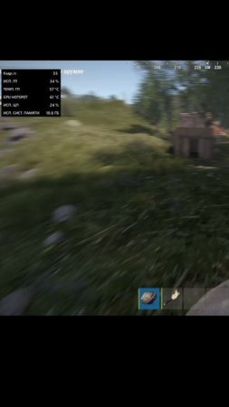 Тест игры rust на процессоре Xeon