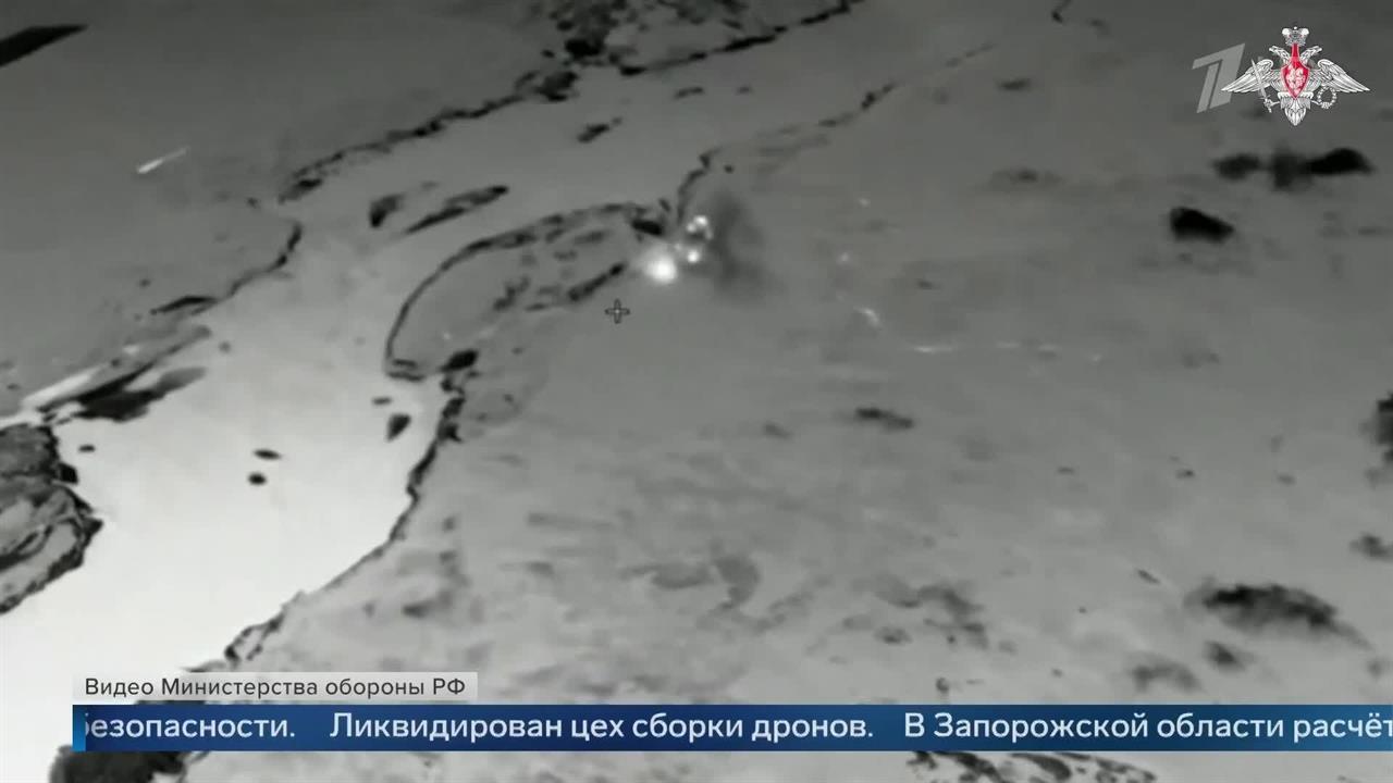 Появились кадры уничтожения пункта временной дислокации наемников ВСУ в Запорожье