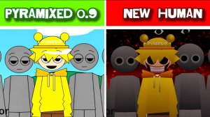 INCREDIBOX SPRUNKI 💎👨 | PYRAMIXED HUMAN vs 0.9 HORROR! 😱✨ КРАСОТА ИЛИ УЖАС?