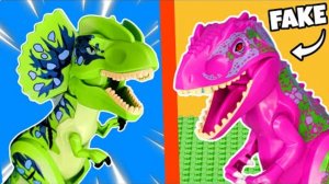 Распаковываем ФАЛЬШИВЫХ динозавров LEGO...