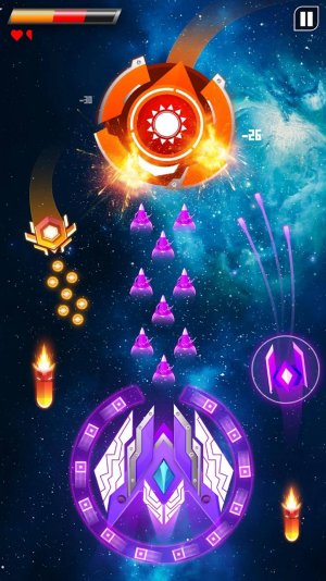 Shootero: Galaxy Space Shooter Gameplay Короткий фрагмент игры