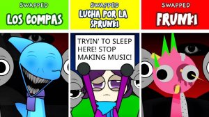 INCREDIBOX LUCHA 🌙🎭 | NIGHT MOD vs LOS COMPAS vs FRUNKI! 🇲🇽🤡 МЕКСИКАНСКИЙ ХАОС!