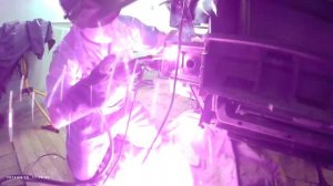 Не большой удар в бампер, без окраса, последствия. Отчёт.