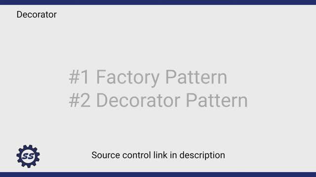 10. Decorator Pattern - DESIGN PATTERNS (C#⧸.NET) [4EaBHb2HBwI]