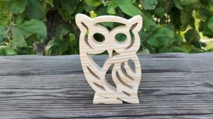 Сова из дерева своими руками на лобзиковом станке
