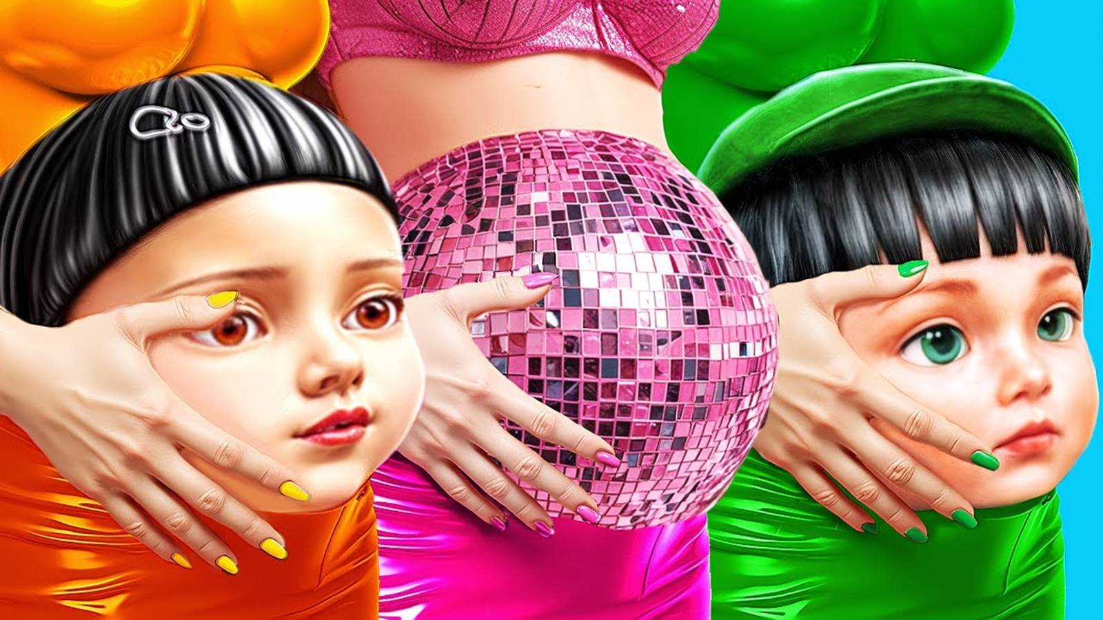 Кукла из Игры в Кальмара беременна!? Барби против SGD! Родительские лайфхаки