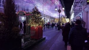 Рождество в Москве. Прогулка по Кузнецкому мосту.