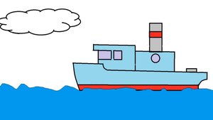 Рисуем пароход