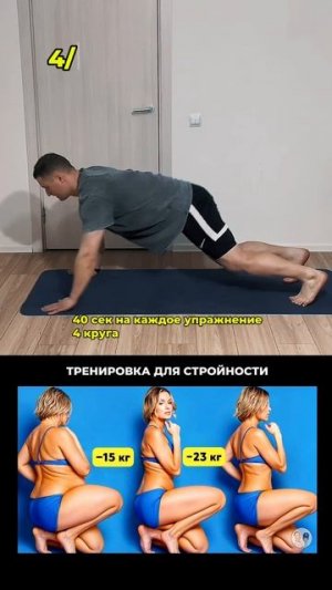 Круговая тренировка для похудения во всем теле