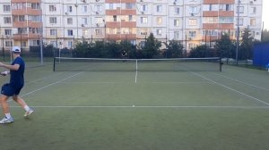 Большой теннис в Липецке. Андрей Соловьев vs Максим Котюков. Лидер.